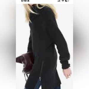 Banana Republic Charcoal Turtleneck Sweater